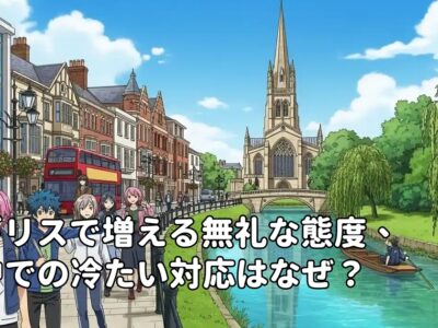 イギリスで増える無礼な態度、街中での冷たい対応はなぜ？