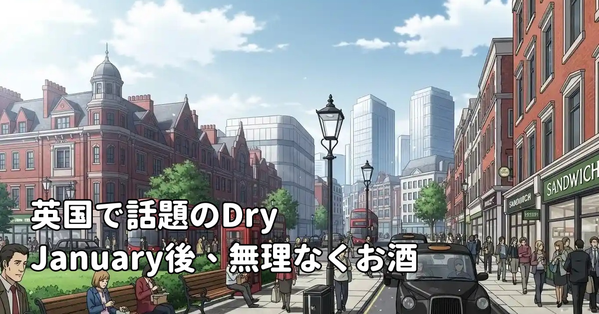 英国で話題のDry January後、無理なくお酒と付き合うコツ
