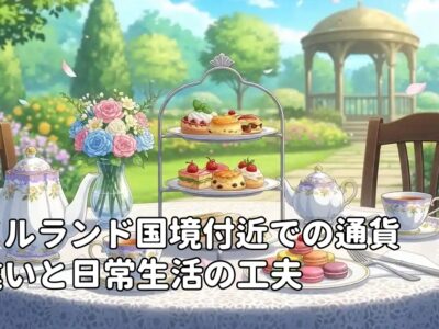 アイルランド国境付近での通貨の違いと日常生活の工夫