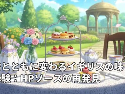 年齢とともに変わるイギリスの味覚体験：HPソースの再発見