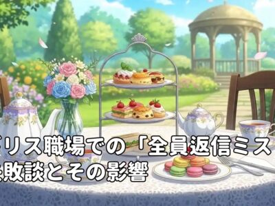 イギリス職場での「全員返信ミス」失敗談とその影響
