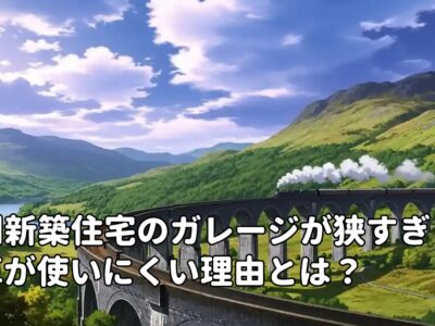 英国新築住宅のガレージが狭すぎて車が使いにくい理由とは？