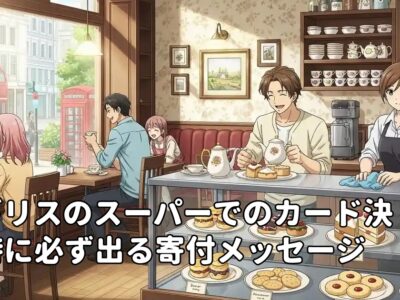 イギリスのスーパーでのカード決済時に必ず出る寄付メッセージ、その実態と戸惑い