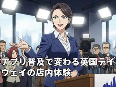 配達アプリ普及で変わる英国テイクアウェイの店内体験