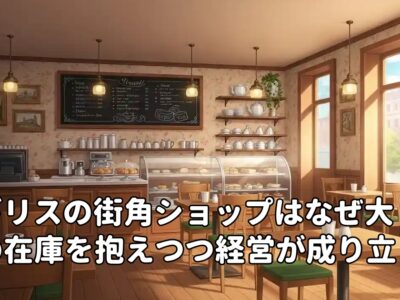 イギリスの街角ショップはなぜ大量の在庫を抱えつつ経営が成り立つのか？