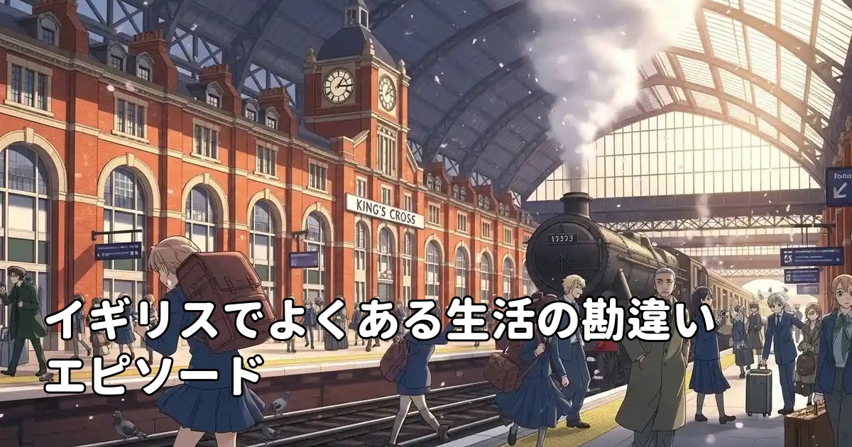 イギリスでよくある生活の勘違いエピソード