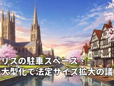 イギリスの駐車スペース、車の大型化で法定サイズ拡大の議論