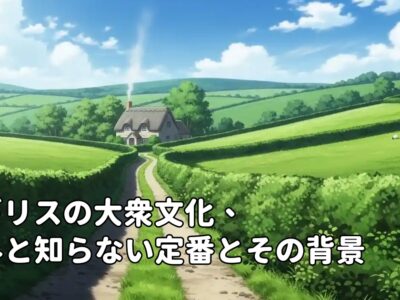 イギリスの大衆文化、意外と知らない定番とその背景