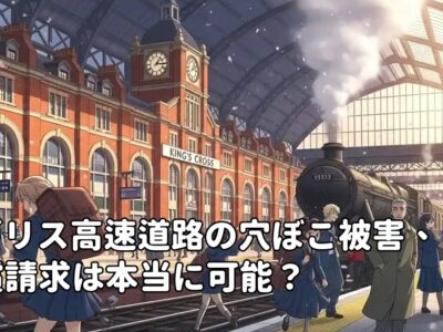 イギリス高速道路の穴ぼこ被害、補償請求は本当に可能？
