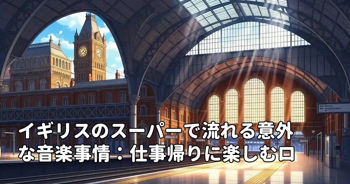 イギリスのスーパーで流れる意外な音楽事情：仕事帰りに楽しむロック名曲たち