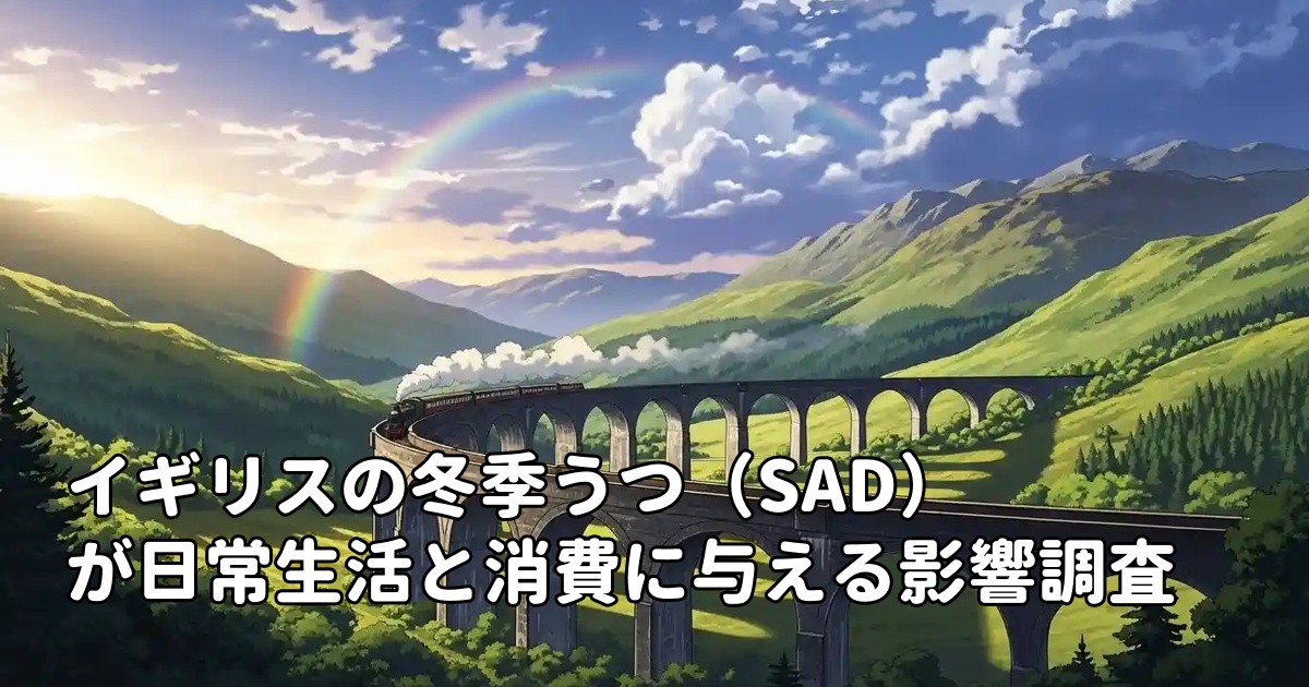 イギリスの冬季うつ（SAD）が日常生活と消費に与える影響調査