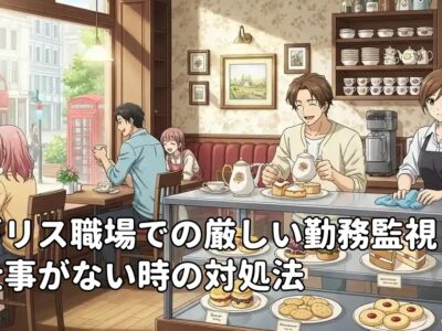 イギリス職場での厳しい勤務監視と仕事がない時の対処法
