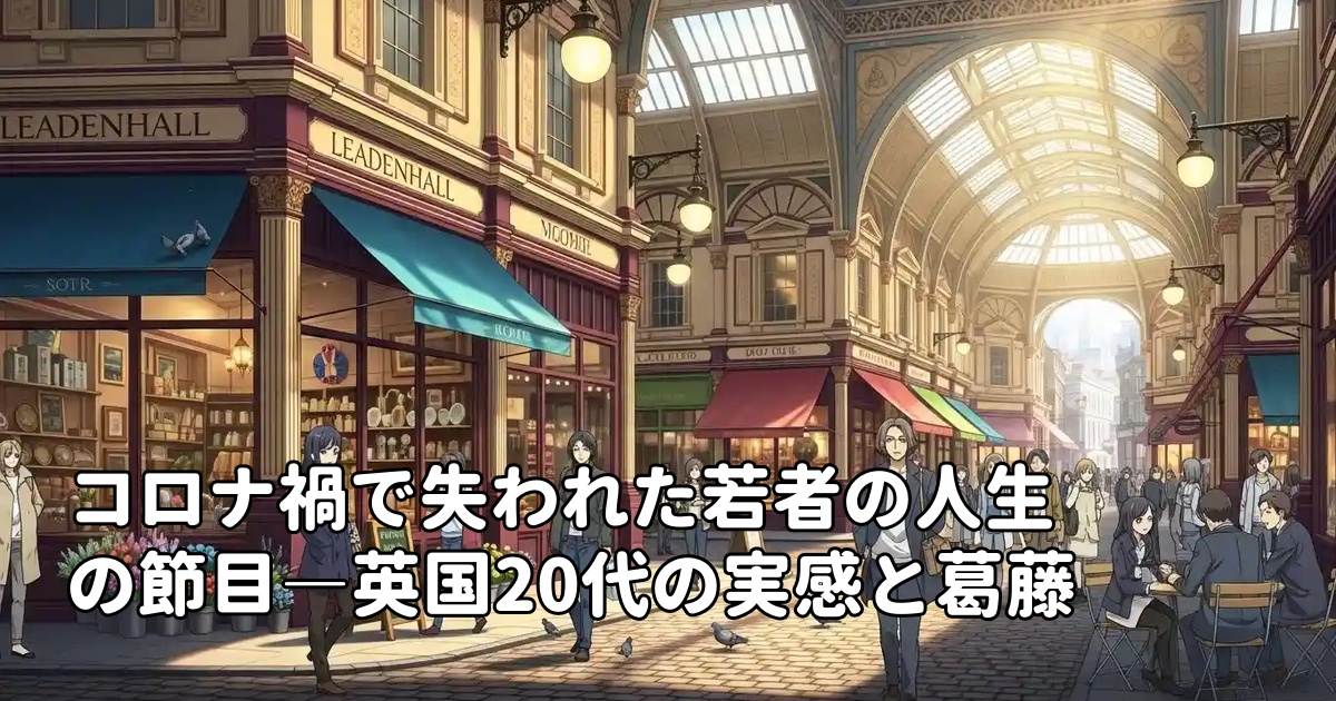 コロナ禍で失われた若者の人生の節目―英国20代の実感と葛藤