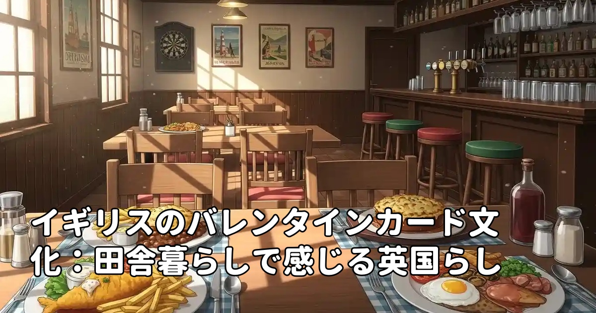 イギリスのバレンタインカード文化：田舎暮らしで感じる英国らしさ