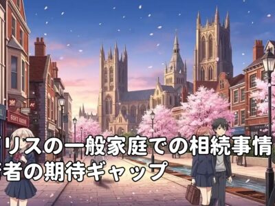 イギリスの一般家庭での相続事情と若者の期待ギャップ