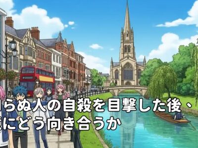 見知らぬ人の自殺を目撃した後、記憶にどう向き合うか