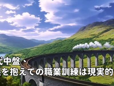 40代中盤、家族を抱えての職業訓練は現実的か？UKの肉体労働者の悩み
