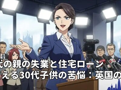 60代の親の失業と住宅ローンを支える30代子供の苦悩：英国の現実