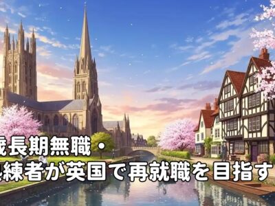 37歳長期無職・未熟練者が英国で再就職を目指す現実と課題
