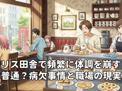 イギリス田舎で頻繁に体調を崩すのは普通？病欠事情と職場の現実