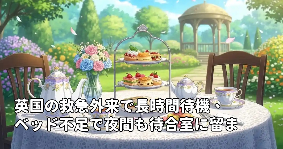 英国の救急外来で長時間待機、ベッド不足で夜間も待合室に留まる現実