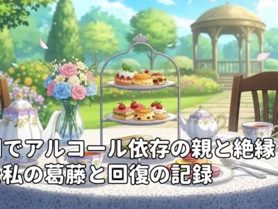 英国でアルコール依存の親と絶縁した私の葛藤と回復の記録