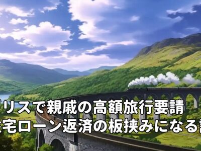 イギリスで親戚の高額旅行要請と住宅ローン返済の板挟みになる話