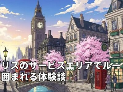 イギリスのサービスエリアでルークに囲まれる体験談