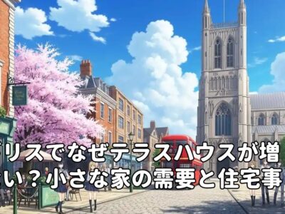 イギリスでなぜテラスハウスが増えない？小さな家の需要と住宅事情