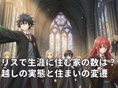 イギリスで生涯に住む家の数は？引っ越しの実態と住まいの変遷