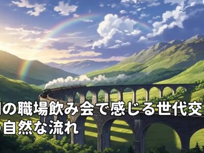 英国の職場飲み会で感じる世代交代の自然な流れ