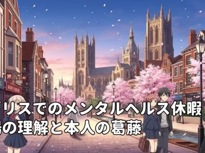 イギリスでのメンタルヘルス休暇：職場の理解と本人の葛藤