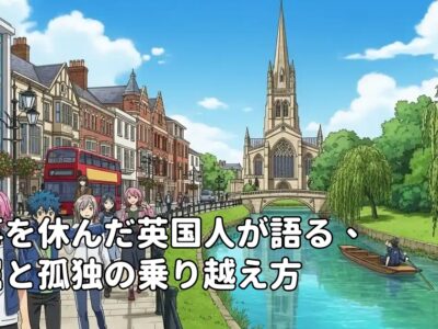 仕事を休んだ英国人が語る、退屈と孤独の乗り越え方